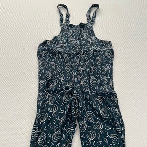 Anthropologie Maeve tidal overall jumpsuit, large